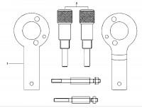 USAG 1344 K2 Type 1 Timing Kit Spare Parts